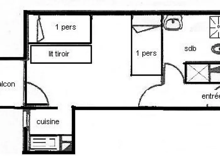 Résidence Les Hameaux I - 2/3 Pers - Les Hameaux 1 - 244h1 -plagne Villages Mae-1554 La Plagne